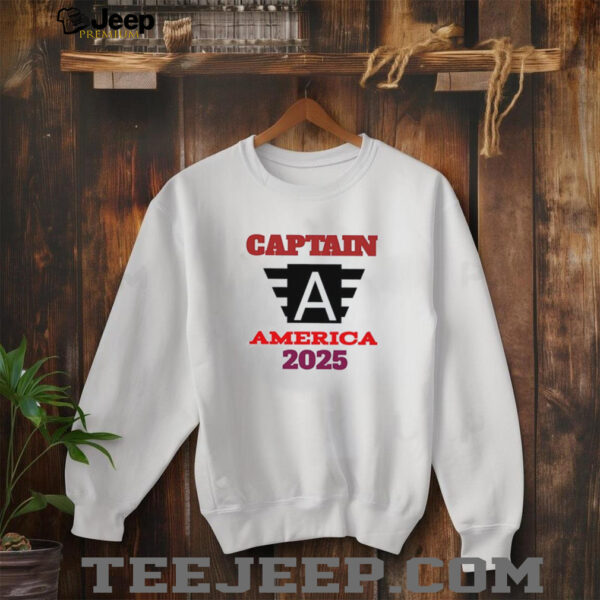 Captain America 2025 logo shirt