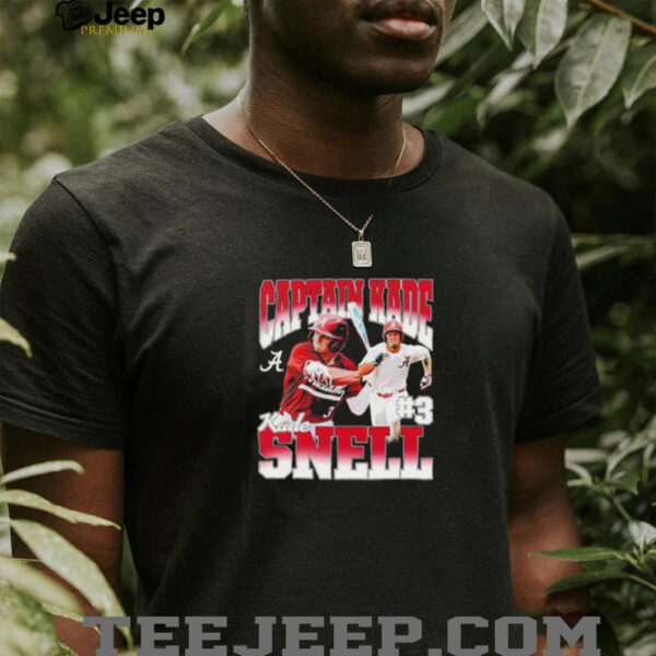 Captain Kade Kade Snell Alabama Crimson Tide Baseball shirt