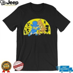Captain crunch and count chocula brawling on this shirt2