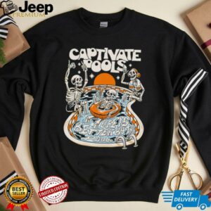 Captivate pools life is better by the Pool skeletons shirt