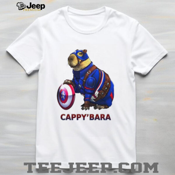 Capybara Captainbara Funny Cappy’bara shirt