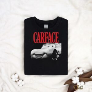 Carface Lightning Mcqueen t shirt black