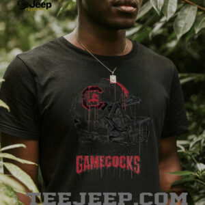 Carolina Gamecocks Infant Dripping Football Helmet T Shirt3