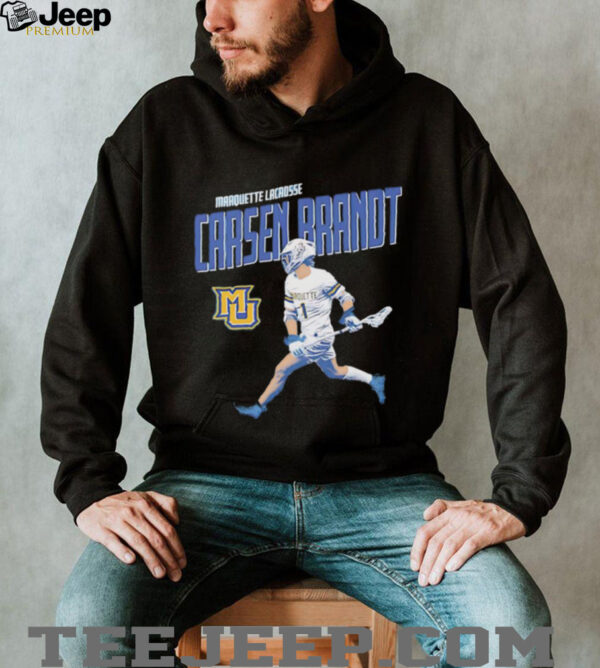 Carsen Brandt Marquette lacrosse graphic shirt