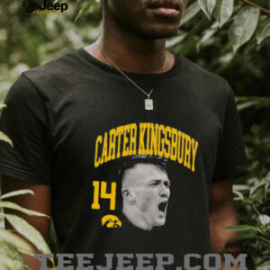 Carter Kingsbury Iowa basketball big head shirt