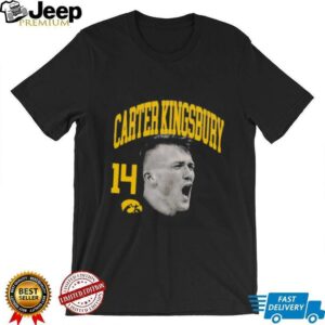 Carter Kingsbury Iowa basketball big head shirt2