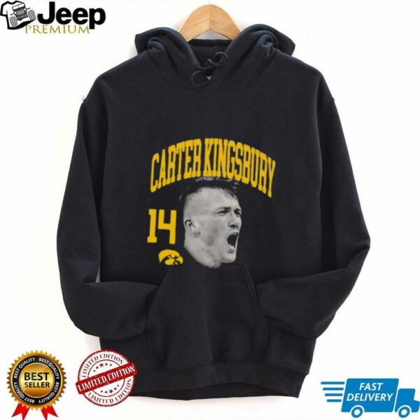 Carter Kingsbury Iowa basketball big head shirt