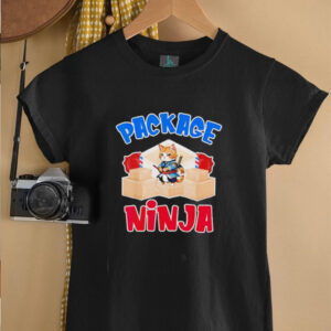 Cat package ninja shirt3