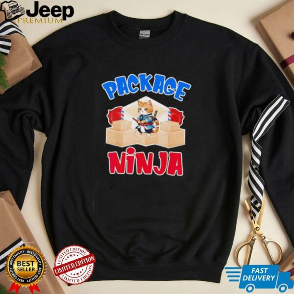 Cat package ninja shirt