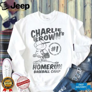 Charlie Brown Homerun Baseball Camp Shirt