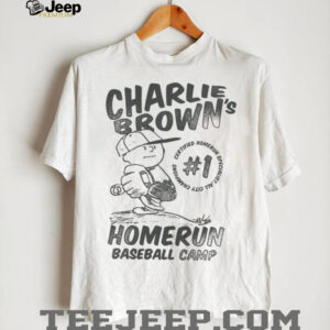 Charlie Brown Homerun Baseball Camp Shirt