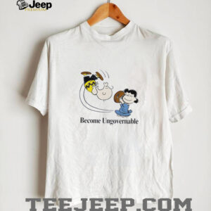 Charlie Brown and Lucy van Pelt Become Ungovernable Football shirt