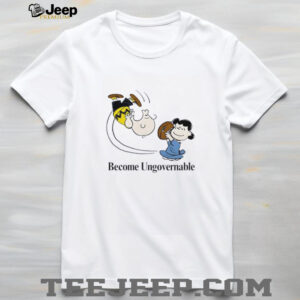 Charlie Brown and Lucy van Pelt Become Ungovernable Football shirt4