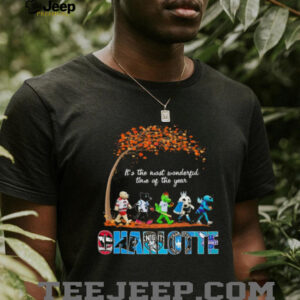Charlotte Sports Teams Mascot Sir Purr & Beatles Abbey Road “It’s The Most Wonderful Time Of The Year” Shirt – NFL Panther Mascot Holiday Music Tee