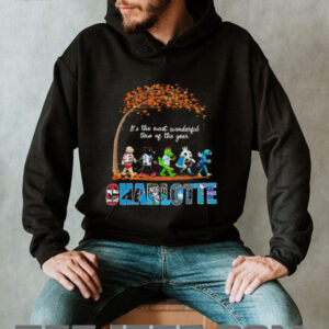 Charlotte Sports Teams Mascot Sir Purr & Beatles Abbey Road “It’s The Most Wonderful Time Of The Year” Shirt – NFL Panther Mascot Holiday Music Tee
