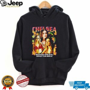 Chelsea Rap snakes are evil read the bible shirt4