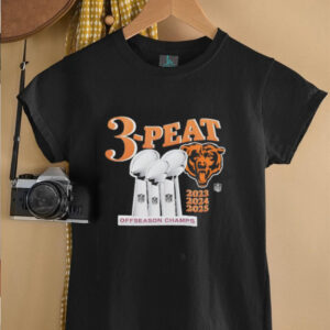 Chicago Bears 3 peat Off Season Champs 2023 2025 shirt