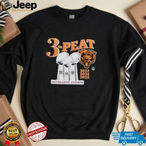 Chicago Bears 3 peat Off Season Champs 2023 2025 shirt3