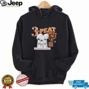 Chicago Bears 3 peat Off Season Champs 2023 2025 shirt5