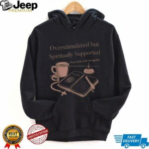 Christian Mom Saint Jude Overstimulated but Supported Lt T Shirt