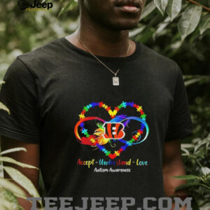 Cincinnati Bengals Accept Understand Love Autism Awareness 2025 Shirt