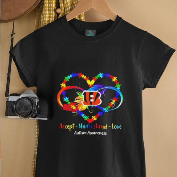 Cincinnati Bengals Accept Understand Love Autism Awareness 2025 Shirt
