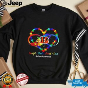 Cincinnati Bengals Accept Understand Love Autism Awareness 2025 Shirt3