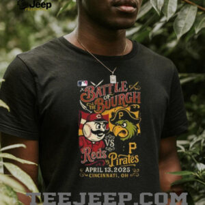 Cincinnati Reds vs Pittsburgh Pirates Battle of the Burgh April 13 2025 shirt3