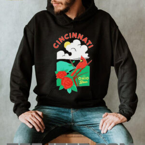 Cincinnati the Ohio river cardinal T shirt5