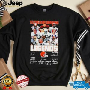 Cleveland Browns Legends players signature shirt