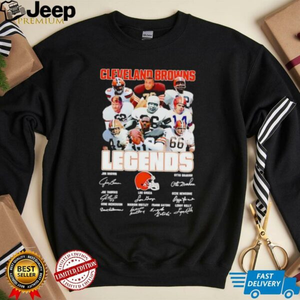 Cleveland Browns Legends players signature shirt