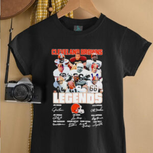 Cleveland Browns Legends players signature shirt