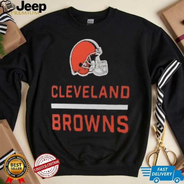 Cleveland Browns Nike Brown Lockup Tri Blend T Shirt
