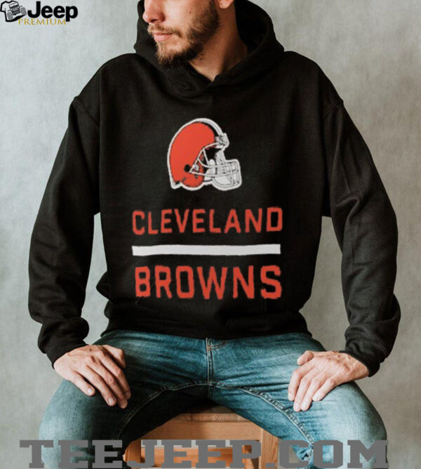 Cleveland Browns Nike Brown Lockup Tri Blend T Shirt