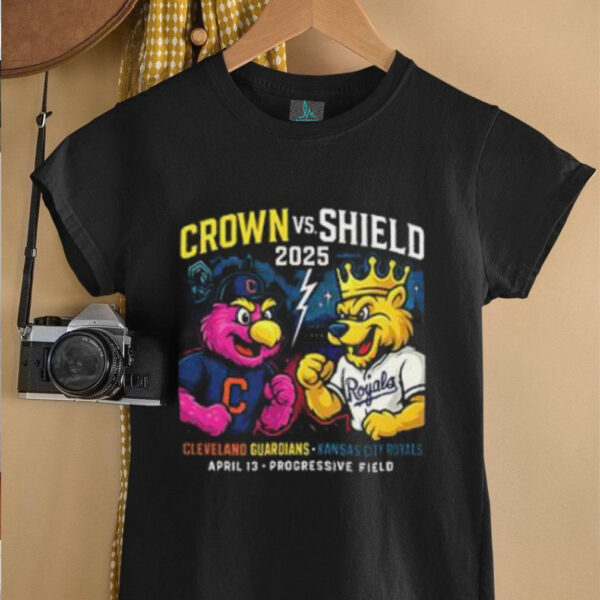 Cleveland Guardians vs. Kansas City Royals Crown vs. Shield 2025 shirt