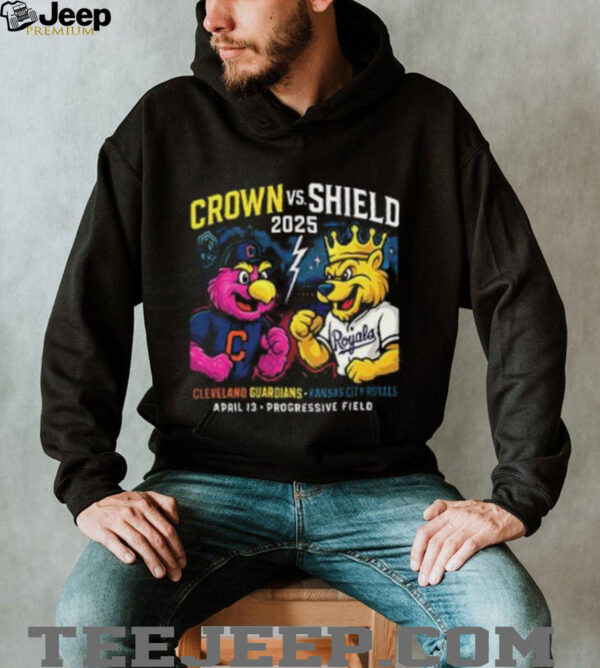 Cleveland Guardians vs. Kansas City Royals Crown vs. Shield 2025 shirt