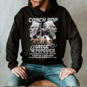 Coach Pop Gregg Popovich Spurs Nation Stands With You Signature Unisex T shirt4