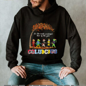 Columbus Sports Teams Mascots & Beatles Abbey Road “It’s The Most Wonderful Time Of The Year” Shirt – Stinger & Classic Holiday Music