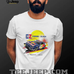 Connor Zilisch Trackhouse 87 Racing Team Collection Red Bull Car shirt3