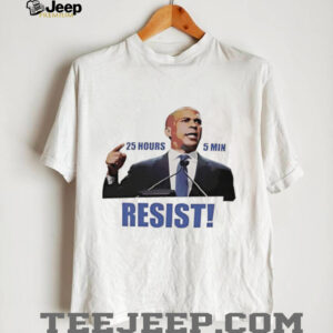 Cory Booker 25 hours 5 min resist shirt0
