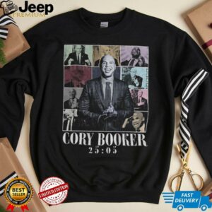 Cory Booker Filibuster 25 05 graphic shirt2
