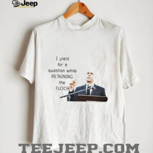 Cory Booker Filibuster I yield for a question while retaining the floor shirt