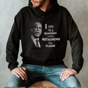 Cory Booker face I yield for a question while retaining the floor shirt1
