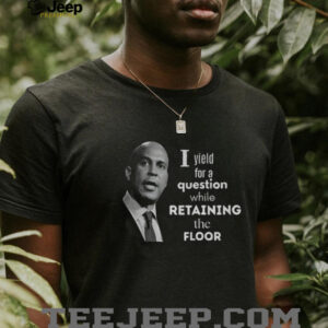Cory Booker face I yield for a question while retaining the floor shirt3