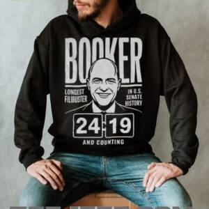 Cory Booker longest Filibuster in US Senate history 24 19 and counting shirt1