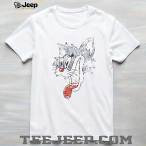 Crazy Cat Smiling Psycho Ringer shirt2