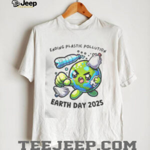 Cute World Environment Day 2025 Ending Plastic T Shirt