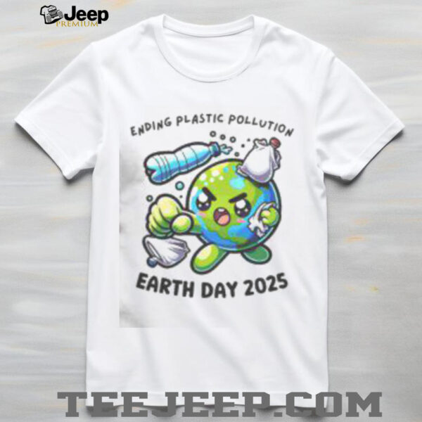 Cute World Environment Day 2025 Ending Plastic T Shirt