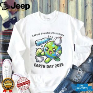 Cute World Environment Day 2025 Ending Plastic T Shirt4