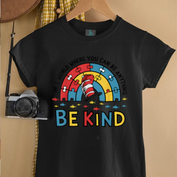 Autism Awareness Why Fit In Doctor Teacher Cat In Hat Cool T Shirt